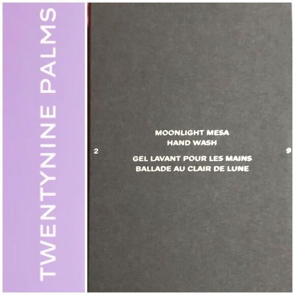29 PALMS - NWTIB "Moonlight Mesa" Hand Wash 16.9 fl oz Orange/Bergamot/Vetiver - Picture 16 of 16